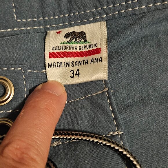 Birdwell Blue Swim Trunks - Picture 3 of 5